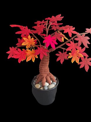 Crochet Maple tree Bonsai