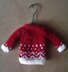 Christmas Tree Ornament Tiny Henley Raglan II