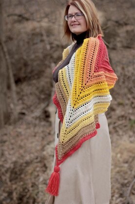 Wrap Me in Sunshine Shawl