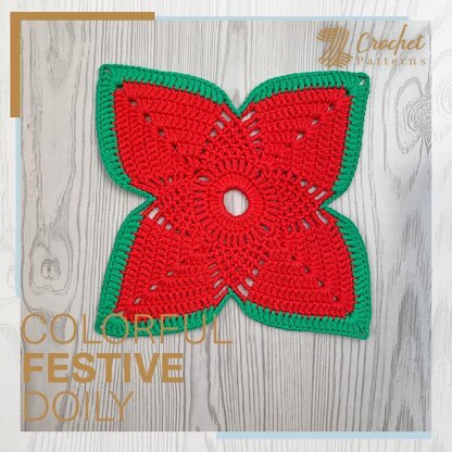 Colorful Festive Doily