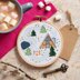 Hawthorn Handmade Log Cabin Mini Embroidery Kit - 10.2cm