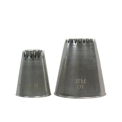 PME JEM Twist Nozzle Tip (Sultan Style Flat Cone) Set of 2 -22T & 23T