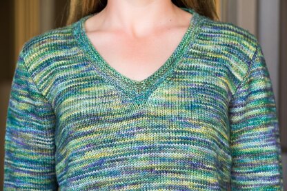 Franconia Top-Down Pullover #B119