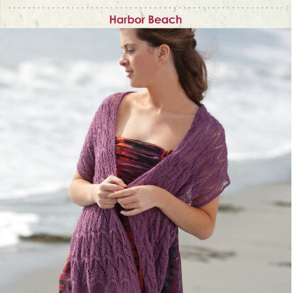 Harbor Beach Scarf in Classic Elite Yarns Silky Alpaca Lace - Downloadable PDF