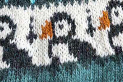 PUFFIN Bird Icelandic Lopapeysa Sweater for Adults and Kids