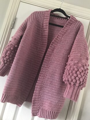 Berry Dipped Cardigan