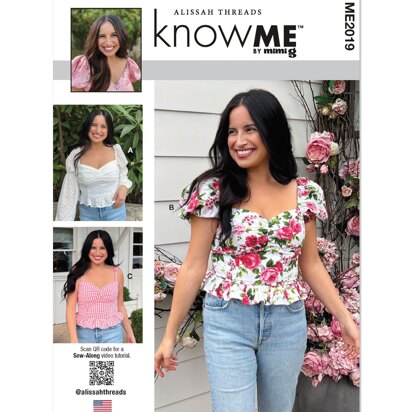 Know Me Misses' Tops by Alissah Threads ME2019 - Sewing Pattern