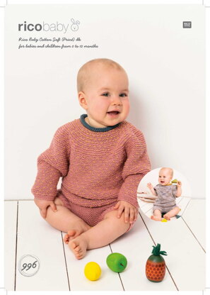 Sweater, Shirt and Shirts in Rico Baby Cotton Soft DK - 996 - Downloadable PDF