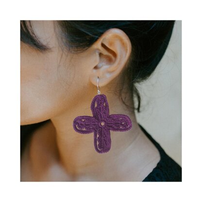 Earrings crochet pattern