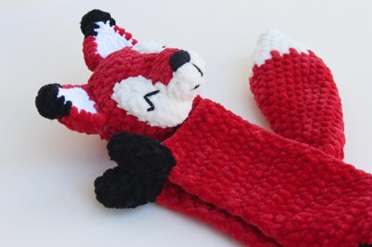 Fox crochet lovey