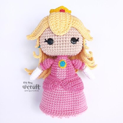 READY TO PARTY!  Crochet Princess Dress for Dolls (portuguese