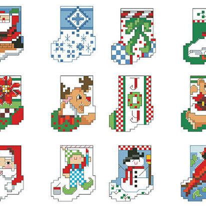 Littlest Stocking Ornaments - PDF