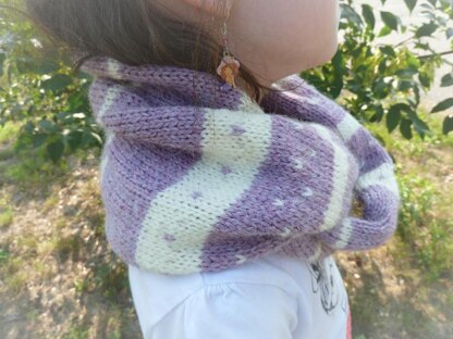 The "Nordic" infinity scarf French version