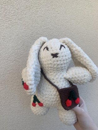 Crochet Cherry Bunny