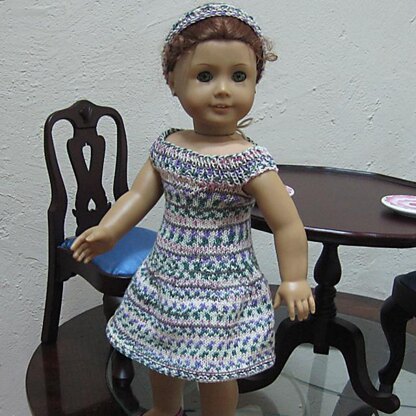 Summer Flowers Dress for American Girl