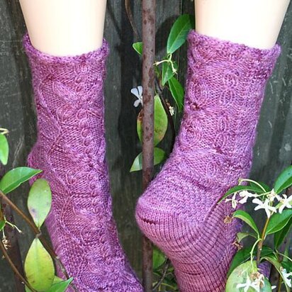 Butterfly Garden Socks