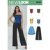 New Look Misses' Corset Top, Pants and Skirt 6242 - Paper Pattern, Size A (4-6-8-10-12-14-16)