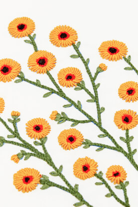 DMC Yellow Daisies - PAT1716 - Downloadable PDF