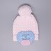 Bethan Pram Set 20 - 22" chest Cardigan, Trousers, Hat & Booties.