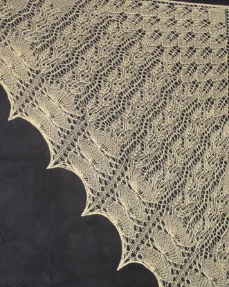 Summer Seashore Lace Shawl