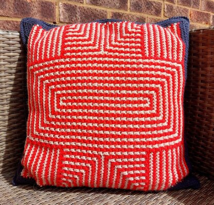 Stars & Stripes Mosaic Cushion Pillow Cover