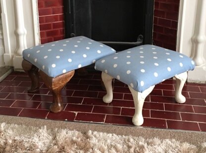 Granny Square Foot Stools