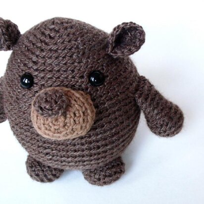 Amigurumi Phil the Groundhog