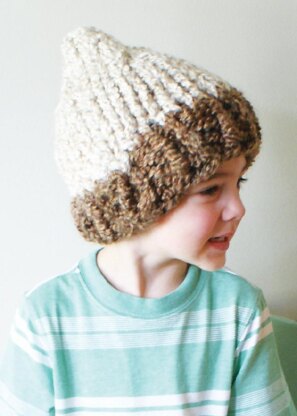 Chunky Acorn Hat in Toddler, Child and Adult Sizes (hat014)