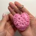 Puffy heart keychain