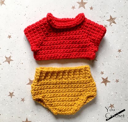 Winnie the store pooh crochet outfit