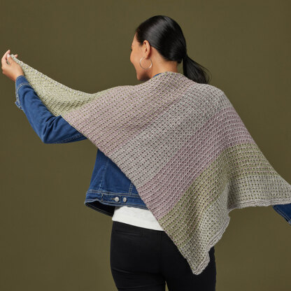 1250 Wahiba Sands - Shawl Knitting Pattern for Women in Valley Yarns Whately