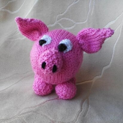 Peggy The Piggy - knitting pattern
