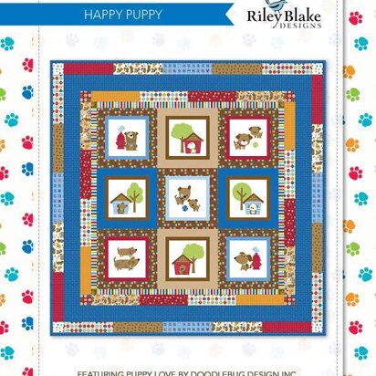Riley Blake Happy Puppy - Downloadable PDF