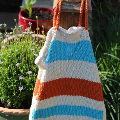 Bag of Stripes - knitting pattern