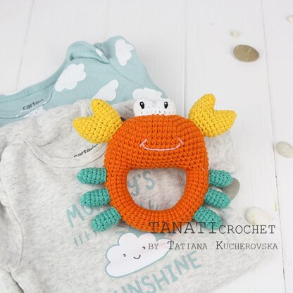 CROCHET PATTERN “Crab rattle”