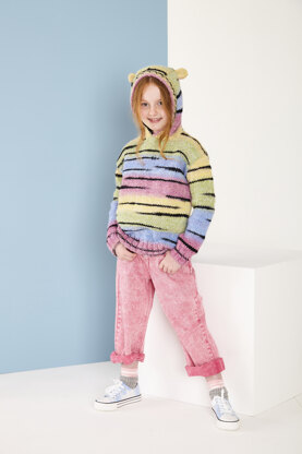 Sweater and Hoodie in King Cole Safari Chunky - 5932 - Leaflet