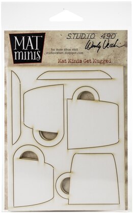 Stampers Anonymous Studio 490 Wendy Vecchi Laser Cut Mat Minis - Get Mugged
