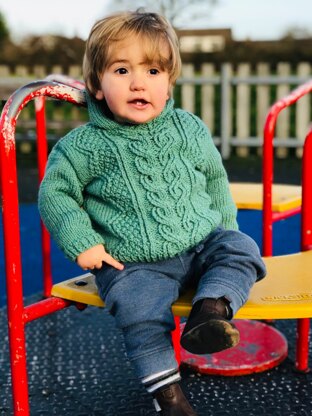 Cabled Baby Jumper