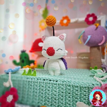 ✨ Moogle Amigurumi Pattern – Final Fantasy Inspired Fanart ✨