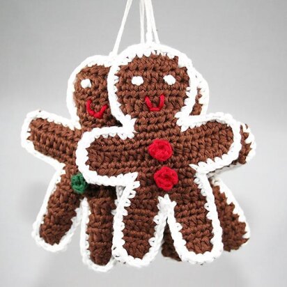 Gingerbread Man - Ornament - Amigurumi
