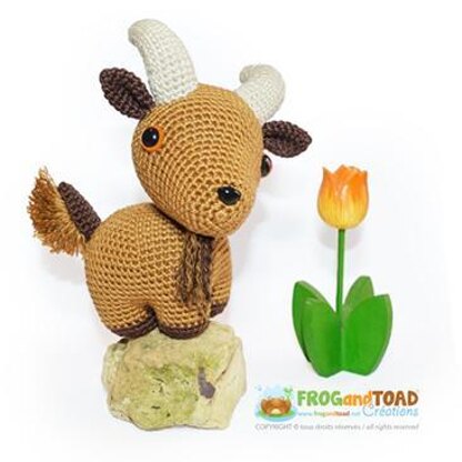 Auguste Goat / Chèvre - Amigurumi Crochet - FROGandTOAD Créations