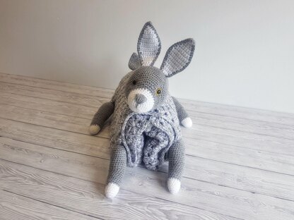 3in1 Woodland Bunny Baby Blanket