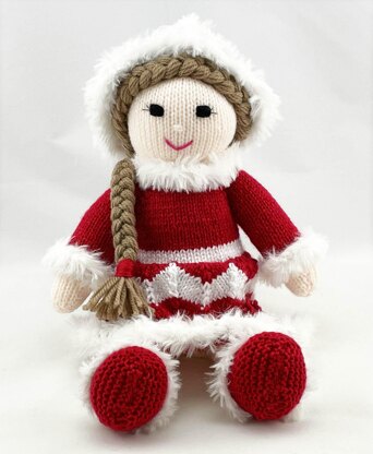 Natasha Christmas doll knitting pattern 19081