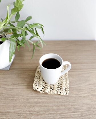 Raffia Coaster