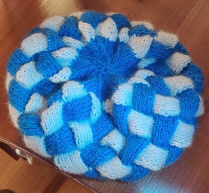 Entrelac Beret