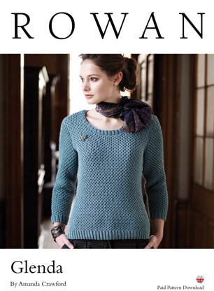 Glenda Sweater in Rowan Wool Cotton DK