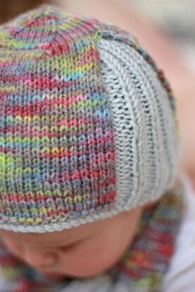 Otago hat and keyhole scarf