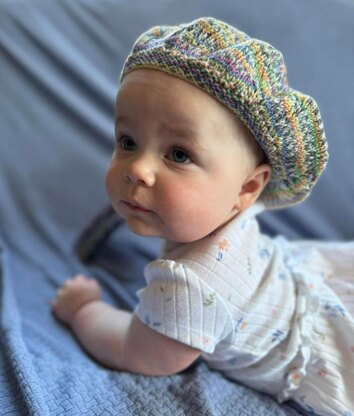 Dreamy Snowdrops Beret