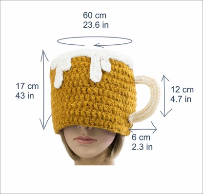 October fest beer mug hat