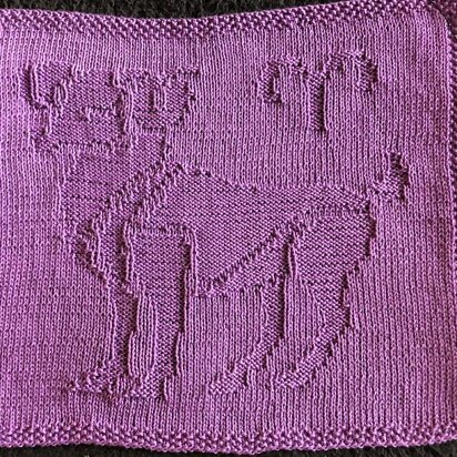 Dishcloth Aries Zodiac